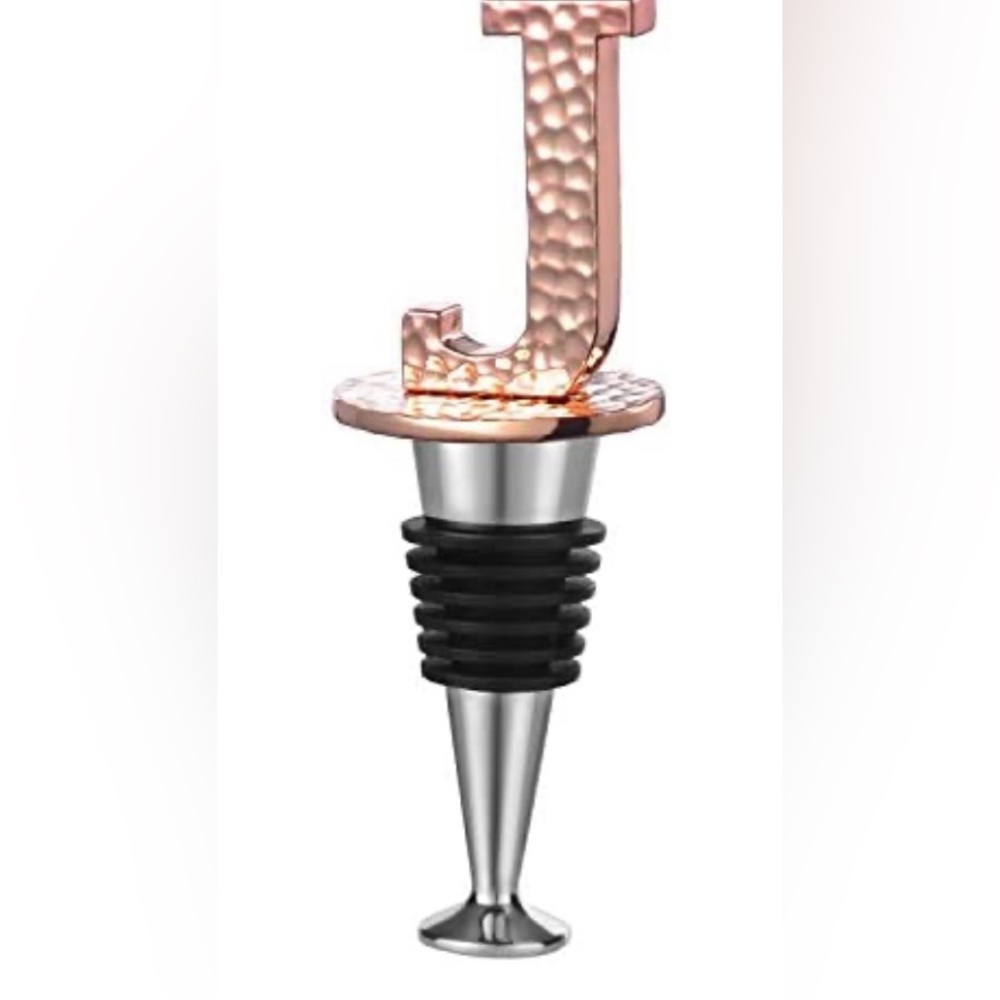 Initial Letter Wine Stopper, (J)